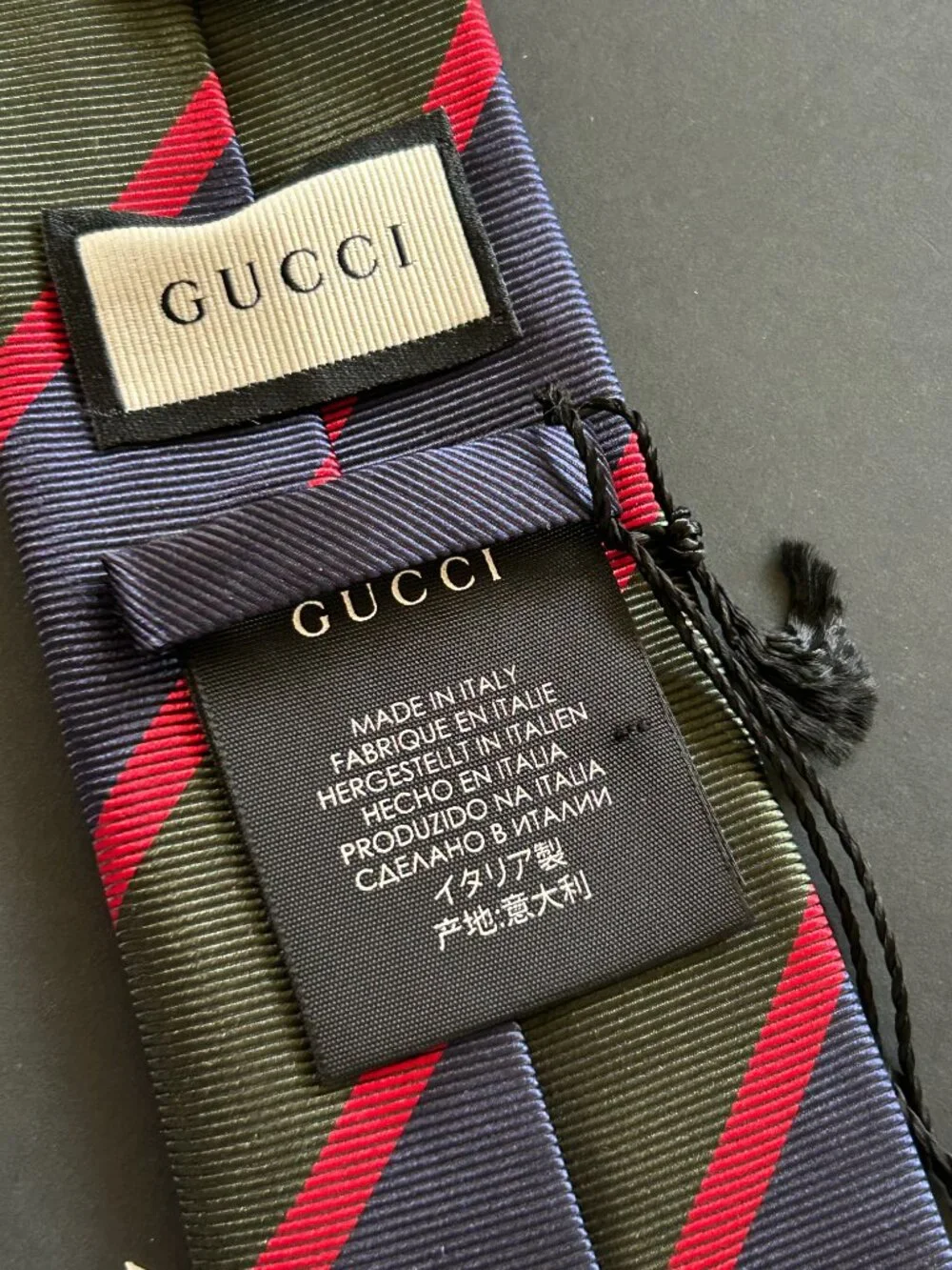 NWT Gucci Men's Pencil Stripe 